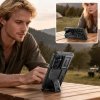 Etui 360 do Samsung Galaxy S26 Kevlar Cam+ Pancerne + Folia na Ekran Czarny Mat